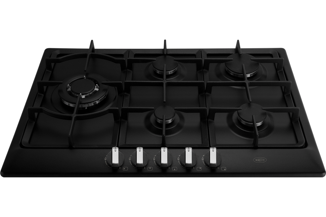 Gas hob 75cm, 5 burners