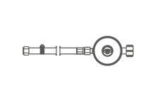 Afbeelding in Gallery-weergave laden, Gasdrukregelaar met slang 1500mm

