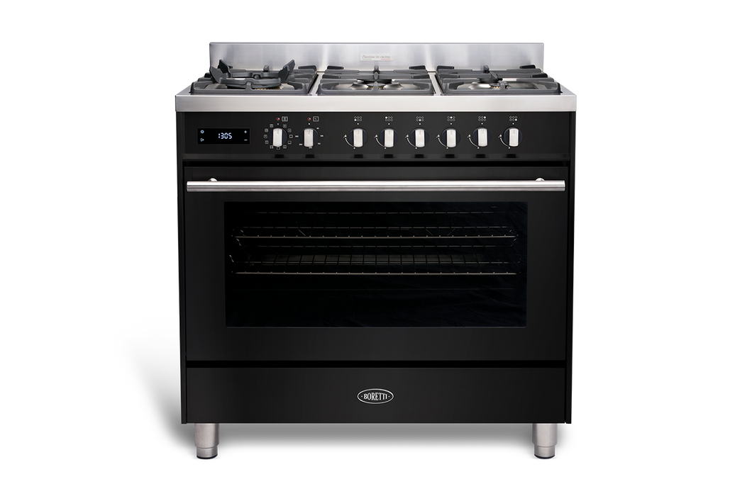 Gas cooker 90cm, 6 burners - Milano