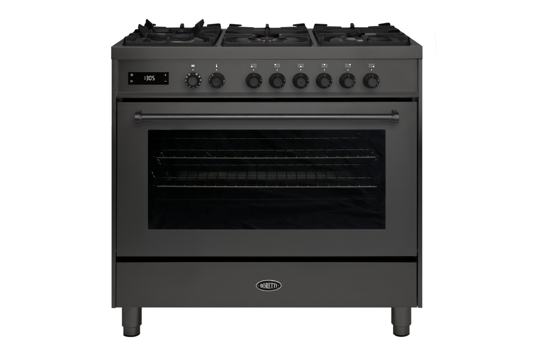 Gas cooker 90cm, 6 burners - Milano