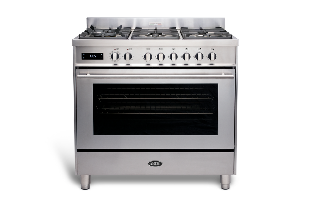 Gas cooker 90cm, 6 burners - Milano