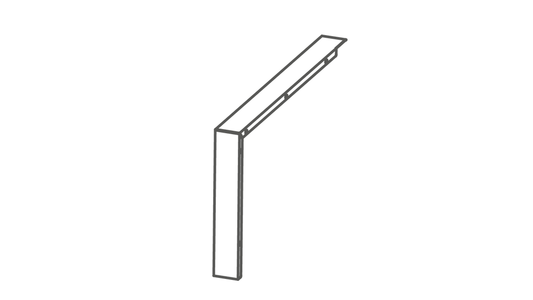 Left build in bracket