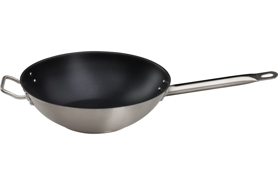 Poêle Wok Ø30cm - Inox