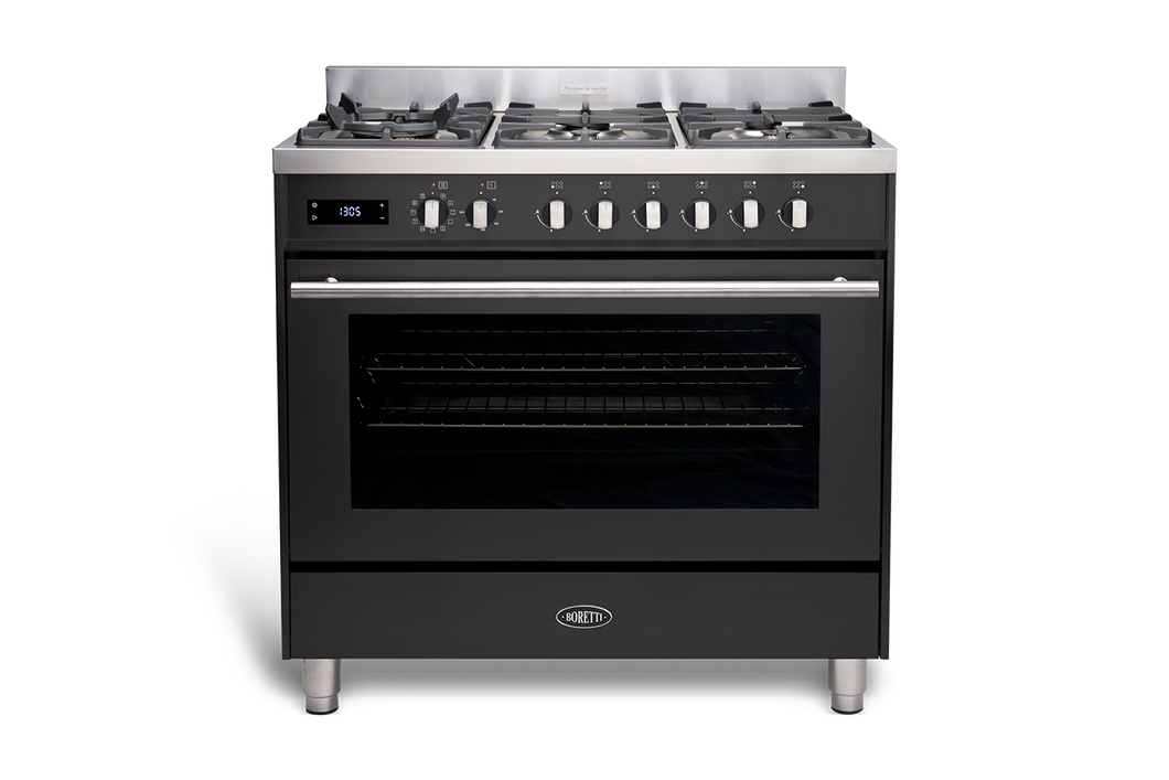 Gas cooker 90cm, 6 burners - Milano