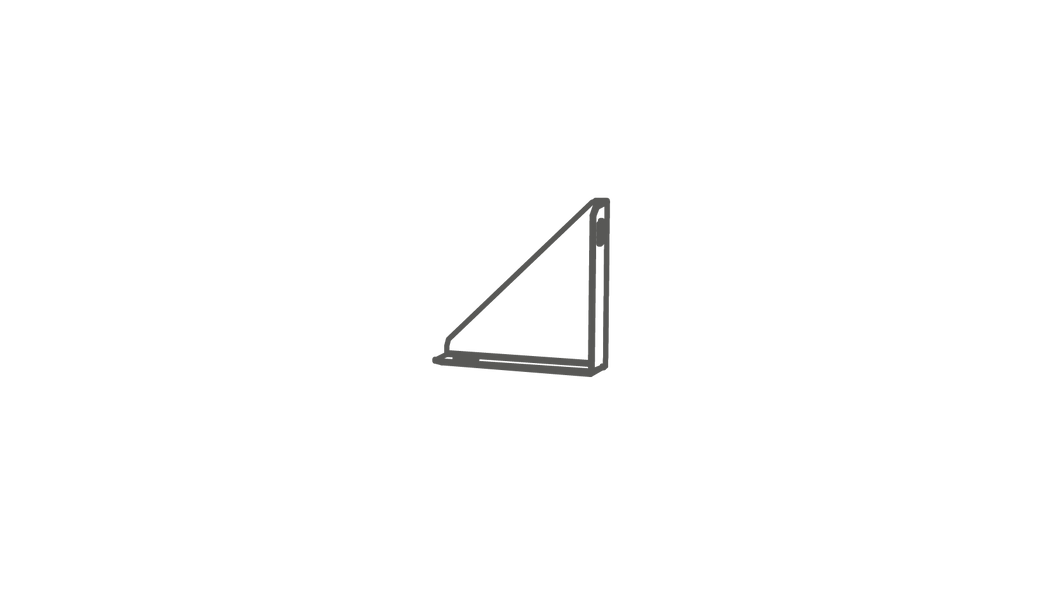 Frame reinforcement triangle