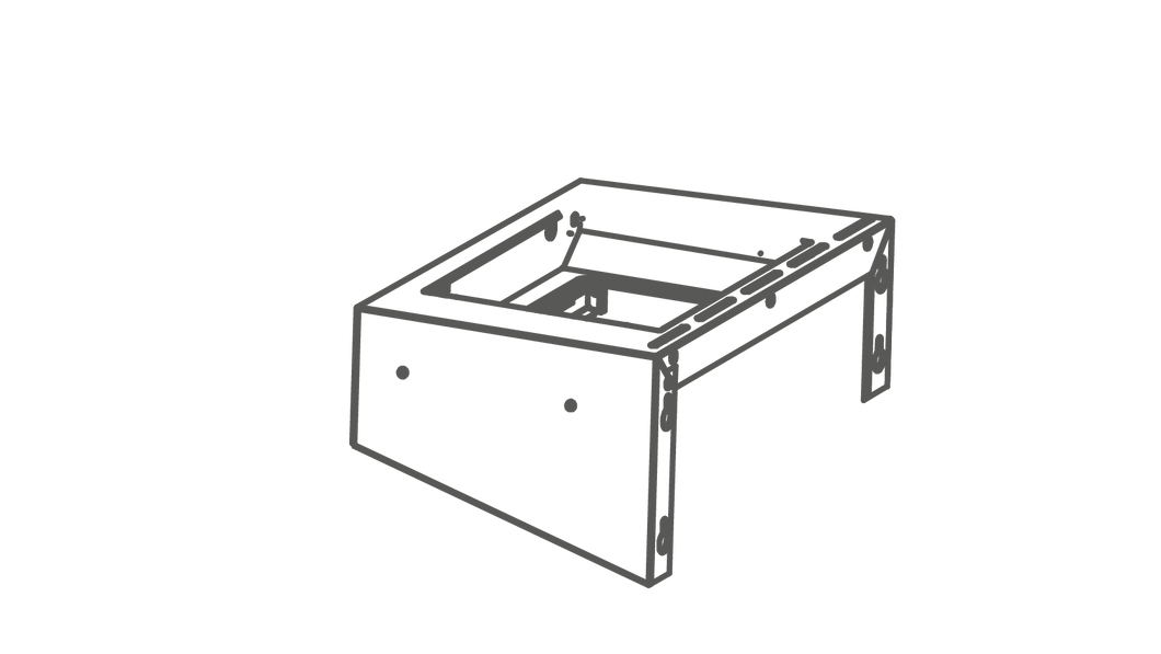 Side burner assemblybox - cannot be replaced by customer